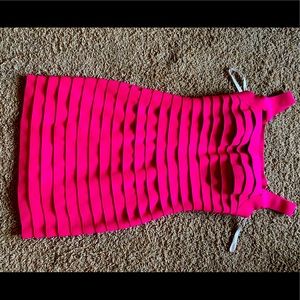 Pink bandage sherri hill party prom dress size 6